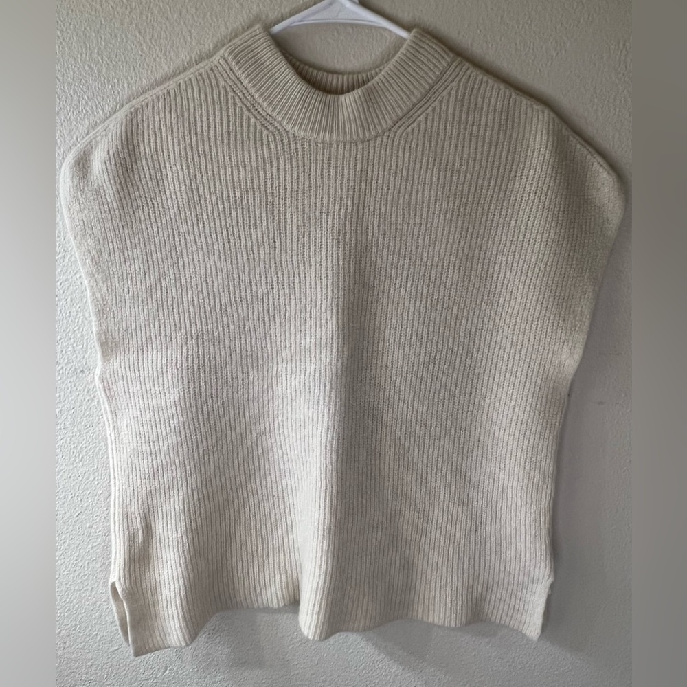 Boden Wool Cream Women's Sweater Vest